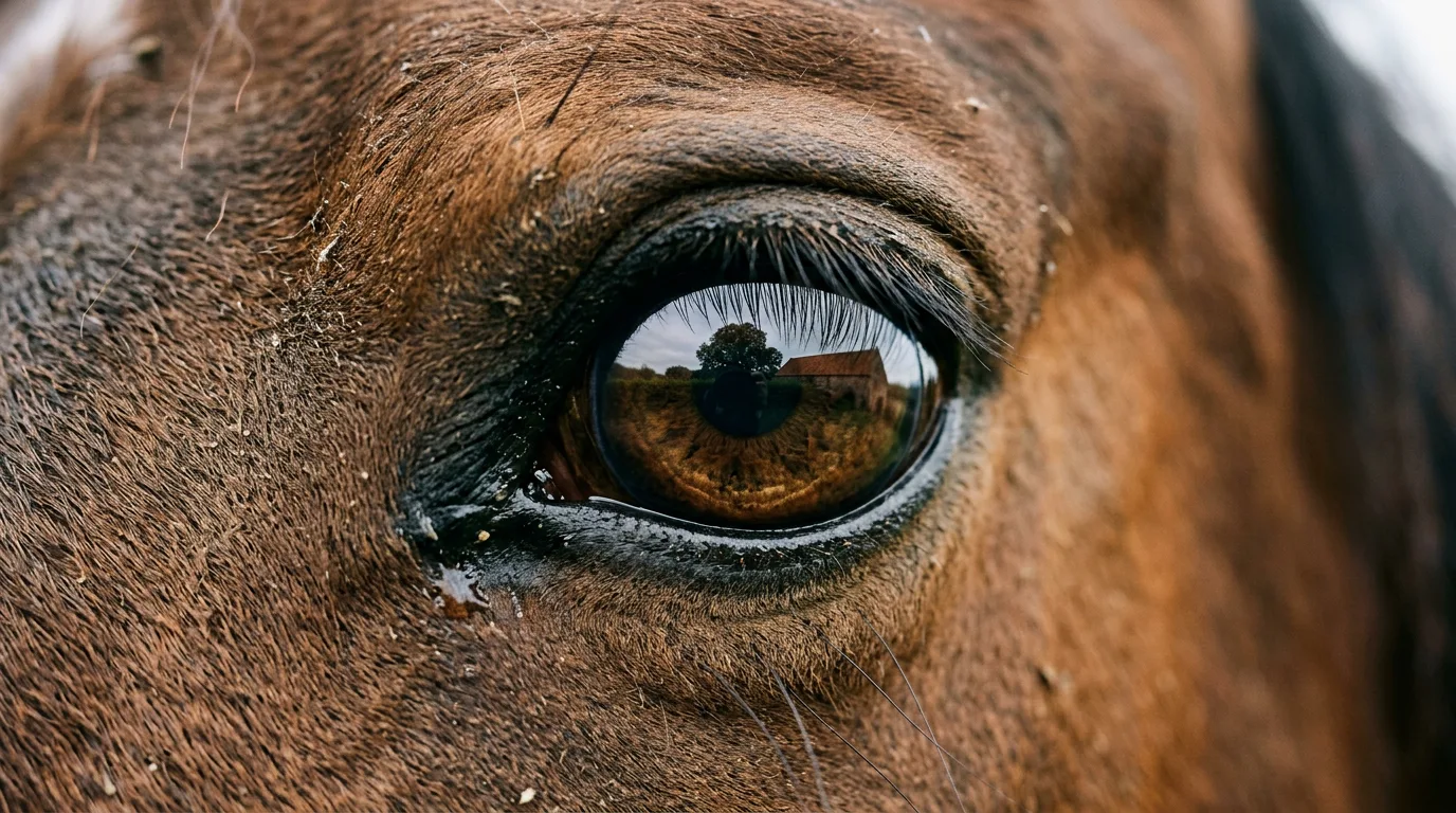 Un regard de cheval, Écurie de Savoye, Saint-Pierre-de-Chandieu